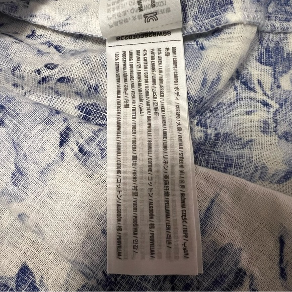 Abercrombie & Fitch The A&F Emerson Poplin Puff Sleeve Mini Dress Small Floral - Picture 11 of 14